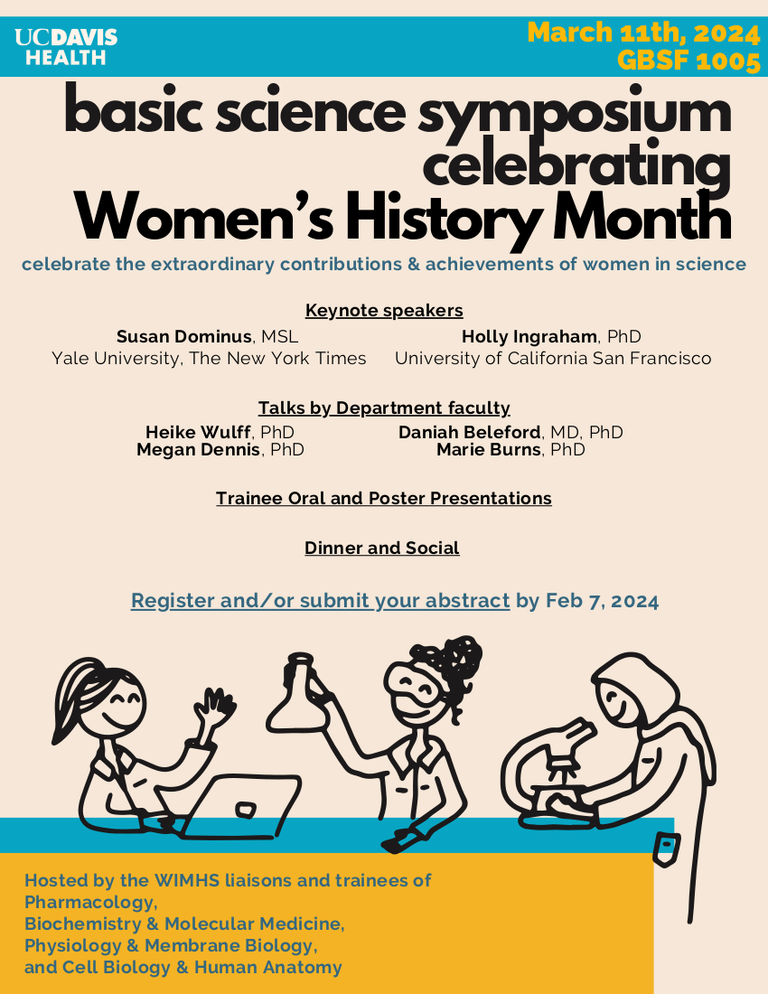 Basic Science Symposium celebrating Women’s History Month on March 11, 2024